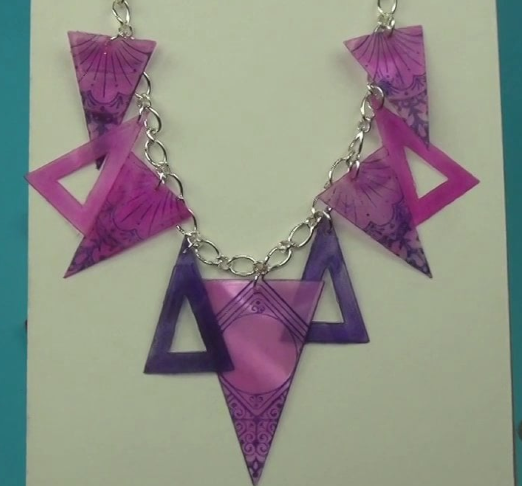 Vertigo and StazOn Ink to Make a Fashion Forward Necklace